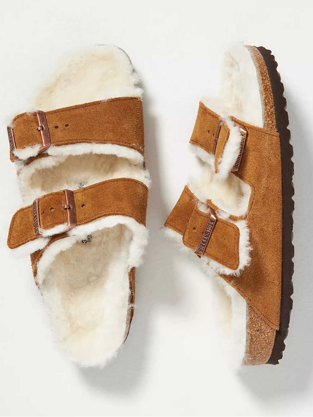 Birkenstock Arizona Shearling-Lined Sandals